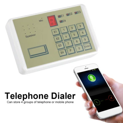 Combinatore Telefonico Telefono Vocale Voce Dialer Allarme Antifurto 12V KIT