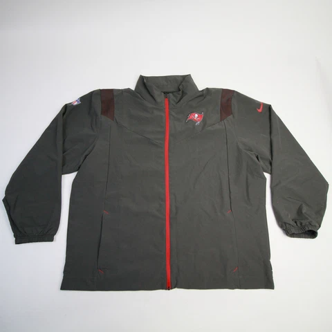 Tampa Bay Buccaneers Nike NFL On Field Apparel Jacket Men's Pewter New Cover