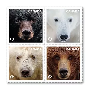 Canada 3191-3194 Bears P block 4 A MNH 2019 - Picture 1 of 1