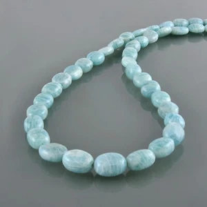 Naturale Blu Amazonite 6X10mm Miste Taglio Perline Catena Singolo Collana 45.7cm - Foto 1 di 6