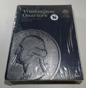 Whitman Washington Quarters Münzordner #1 Buch 9018 Halter 1932-1945 - Bild 1 von 6