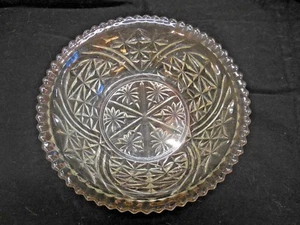 Anchor Hocking Thousand Line / Stars & Bars Big Bowl  1941-1960 - Picture 1 of 4