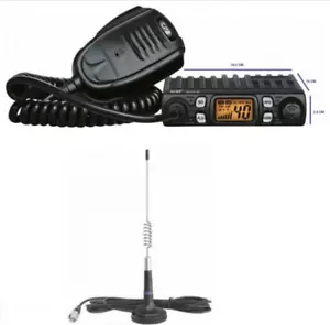 CB MOBILE RADIO CRT ONE V AM FM COMPACT MINI CB ANTENNA DELTA 874 - Picture 1 of 3