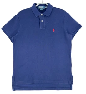 Polo de Ralph Lauren para Hombres Calce Personalizado Polo Camiseta Azul Talla M - Imagen 1 de 10
