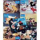 Mickey Mouse Jubilee Show Lobby Cards X7 - 10X12 In. - 1978 - Walt Disney, Micke