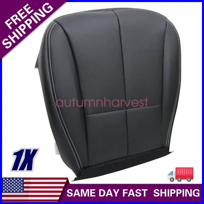 Cubierta de asiento de cuero inferior lateral del pasajero negra para Subaru Forester 2009 a 2013 Foto 1 de 4