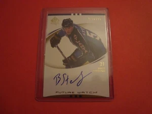 2007 08 SP AUTHENTIC HOCKEY AUTOGRAPH CARD 196 BRETT STERLING ATLANTA THRASHERS - Picture 1 of 10