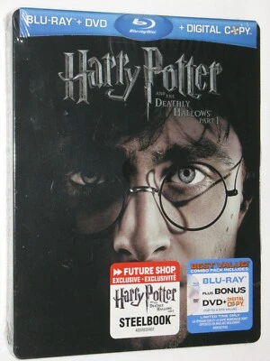HARRY POTTER AND DEATHLY HALLOWS - Part 1 Blu-ray 3-Disc Future Shop Steelbook - Image 1 of 2