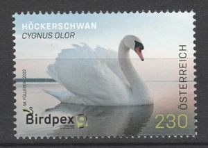 Austria 2022 Birds, Swan MNH stamp - Picture 1 of 1