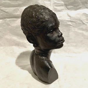 Original Signed GREGORY MUTASA South African Ebony Wood Carving Sculpture Woman - Picture 1 of 12