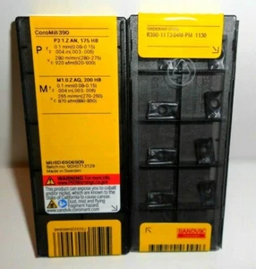 Sandvik Indexable Inserts R390-11T304M-PM 1130 Turning Inserts ***New*** - Picture 1 of 1