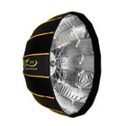 Glow EZ Lock 25" Collapsible Silver Beauty Dish Softbox with Bowens Mount Speedr