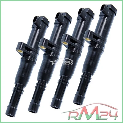 4x BOBINA D'ACCENSIONE PER RENAULT LOGAN 1.6 77KW 105CV DAL 07- - Immagine 1 di 4