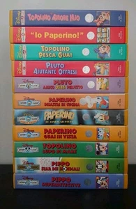 Walt Disney Cartoon Classics Collezione  11 VHS_ 1994-1995 🇮🇹 - Picture 1 of 24