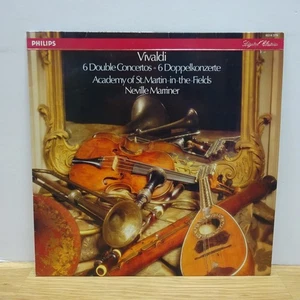 6514 379 VIVALDI 6 Double Concertos ASMF NEVILLE MARRINER PHILIPS STEREO LP EX+ - Foto 1 di 4