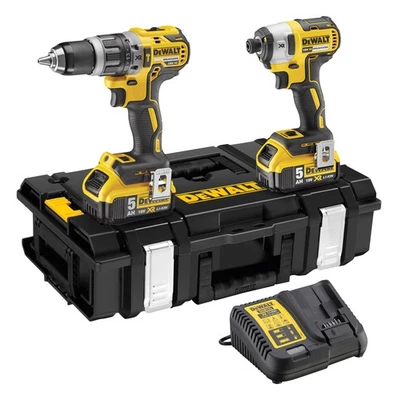 DeWalt DCK266P2 18V Brushless Combi Drill & Impact Driver Twin Pack Kit With ... - Image 1 of 4