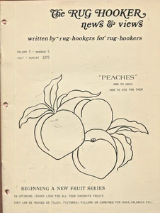 The Rug Hooker News & Views 1975 Jul Aug Hooking Magazine Instructions Patterns - Picture 1 of 2