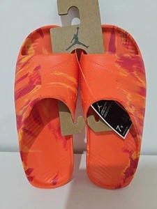Sandali comodi Nike Jordan giovani unisex post slide (GS) taglia 7 anni arancione blaze - Foto 1 di 4