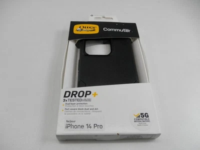 OtterBox - Carcasa rígida Commuter Series para Apple iPhone 14 Pro, negra - #77-88428 Foto 1 de 4