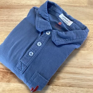 Boys Johnnie-O West Coast Prep Long Sleeve Polo- Blue- 10 - Picture 1 of 5