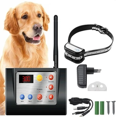 Sistema de cerca elétrica para cães coleira eletrônica oculta sem fio para animais de estimação - Imagem 1 de 4