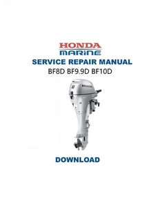 Manual de servicio Honda BF8D BF9.9D BD10D | PDF | DESCARGA - Imagen 1 de 7