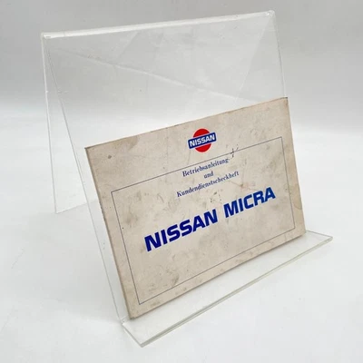 Nissan Micra Manuale Di Funzionamento Manutenzione Libretto 1987 Oldtimer - Immagine 1 di 4