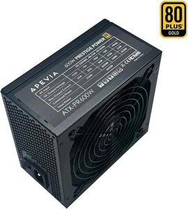 Zasilacz Apevia Prestige Series ATX-PR600W 600W 80 PLUS Gold ATX12V - Zdjęcie 1 z 13