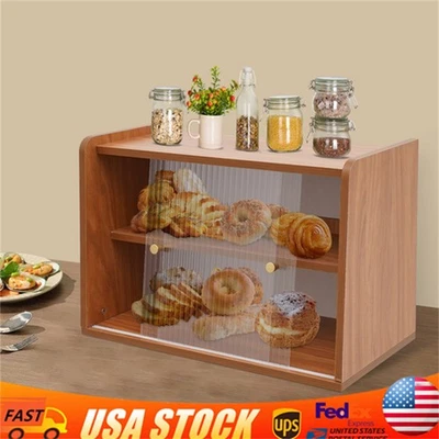 Armario de almacenamiento de cocina encimera aparador armario buffet con puerta corredera Foto 1 de 4