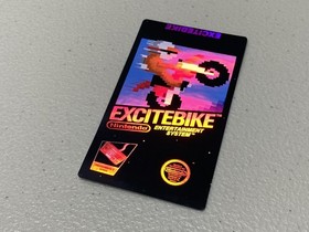 Excitebike, Holographic (NES Nintendo) Replacement Label