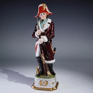 Vintage Capodimonte Di Pietro Porcelain Figurine Marshal Ney - 12 " - Picture 1 of 4