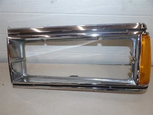 CHEVY CAPRICE 1981-1985 LH DRIVER SIDE HEADLIGHT BEZEL DOOR CHROME TRIM NICE OEM - Picture 1 of 7