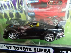 1997 TOYOTA SUPRA IMPORT TUNER BLACK MUSCLE MACHINES 1/64 T02-06 - Picture 1 of 11