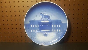 Vintage Amahenborg Royal Palace Denmark Bing & Gronahl Jule Aften 1970 Plate PL1 - Imagen 1 de 4