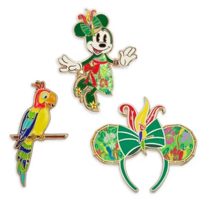 Disney Minnie Mouse: The Main Attraction Enchanted Tiki Room Pin Set - May 2020 - Picture 1 of 2