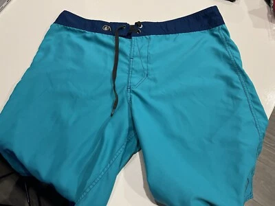 Bañador Volcom para hombre 38 verde azulado azul aguamarina pantalones cortos adulto hombre cordón Foto 1 de 4