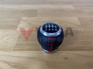 Leather Gear Knob (6-Speed, MT) to suit Subaru Impreza WRX STI GDB GDF - Picture 1 of 4