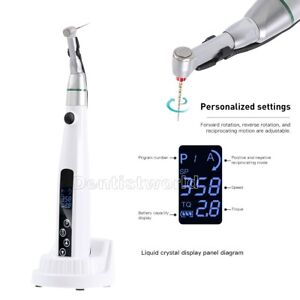 Dental Wireless LED Endo Motor 16:1 Contra Angle Root Canal Treatment Endodontic