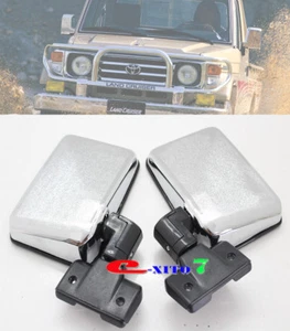 NUEVO Par de espejos retrovisores laterales cromados Land Cruiser BJ70 FJ70 / BJ75 FJ75 LJ70 - Imagen 1 de 7