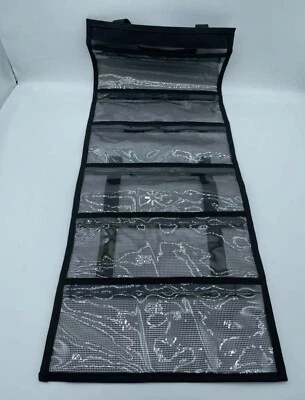 Fishing Lure Tackle Bag Equipment Storage Pouch W/ Handle Six LRG 4X11” Pockets