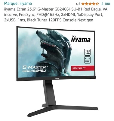 iiyama G-MASTER Red Eagle 24,5" Écran - Noir - Photo 1/2