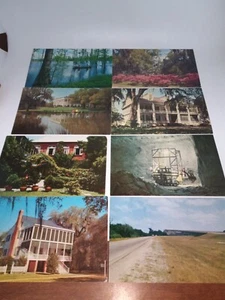 Precioso lote de 8 postales sin publicar de Louisiana Series & View Gram años 70 - Imagen 1 de 3