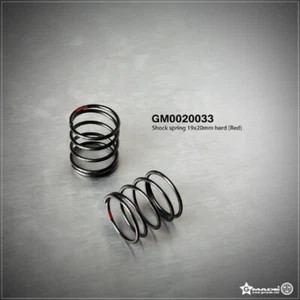 Gmade Shock Spring 19x20mm Hard Red (2) #GM0020033 - Picture 1 of 1