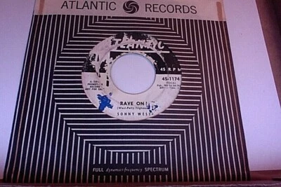 Mega RARE 1958 PROMO 45 Sonny West RAVE ON / Call on Cupid BUDDY HOLLY PLAYS VG Foto 1 de 4
