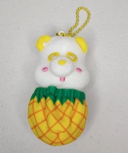 Avex Trax AAA Panda Pineapple Plush Strap Authentic Anime Japan - Picture 1 of 3