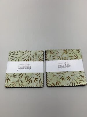 Moda Xanadu Batiks 40 5” Squares Charm Pack Lot Of 2 - Image 1 of 4