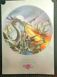 IL SIGNORE DEGLI ANELLI - I nani di Belegost, poster vintage 24x34 pollici - Foto 1 di 1