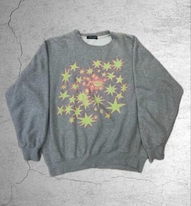 JUNYA WATANABE x UNDERCOVER Graphic Sweatshirt Stars XL 00s Pre-owned free ship - Picture 1 of 3