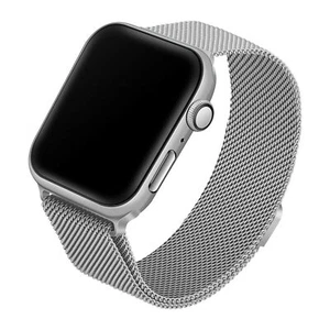 38mm iWatch Silver Strap Magnetic Milanese Loop Band For Apple Watch 7/6/5/4 - Picture 1 of 3