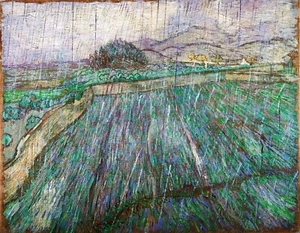 Dutch Rain Painting by Vincent van Gogh Reproduction - Picture 1 of 3